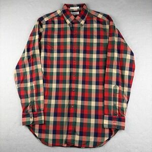 Vintage Bullock & Jones Plaid Shirt Men's M Made in USA